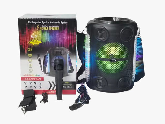 Portable Party Speaker with Digital Wireless Mic