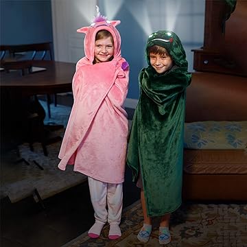 Super Soft Blanket for Kids with LED Lights