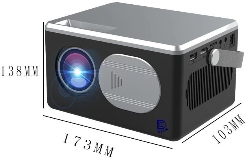 Video Projector,with 5G WiFi & Bluetooth 5.1