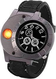 New Military USB Lighter Watch